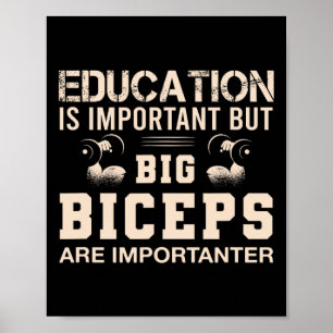 Bodybuilding Fitness Vintag Gym Athletic Workout Poster