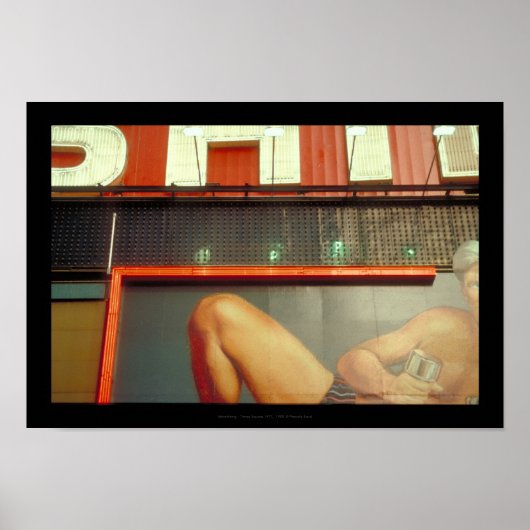 Bodybuilding Fitness Werbung Time Square NYC 2 Poster (Vorne)