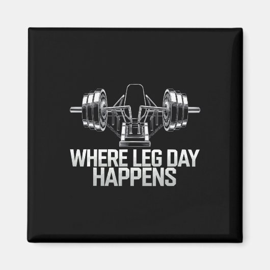 Bodybuilding-Fitness-Workout-Gy Magnet (Vorne)
