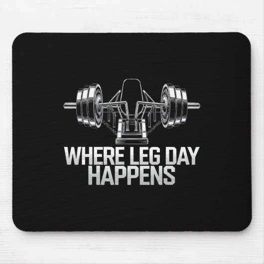 Bodybuilding-Fitness-Workout-Gy Mousepad (Vorne)