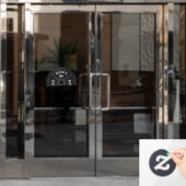 Bodybuilding-Fitnessraum für die Stützplatte Fensteraufkleber (Büro Tür)