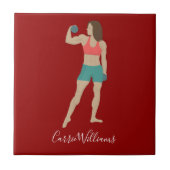 Bodybuilding Fliese (Vorderseite)