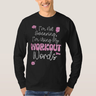 Bodybuilding Funny Ich schwöre nicht mit meiner Ar T-Shirt