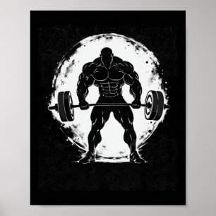 Bodybuilding für alte Schule Poster