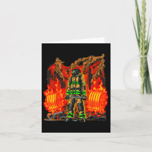 Bodybuilding für den Feuerwehrmann Karte
