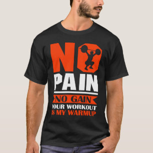 Bodybuilding für die sportliche Fitness trainieren T-Shirt
