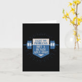 Bodybuilding für Männer Karte (Gelbe Blume)