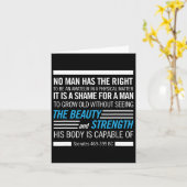 Bodybuilding für physische Fitness Karte (Gelbe Blume)