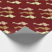 Bodybuilding Geschenkpapier (Ecke)