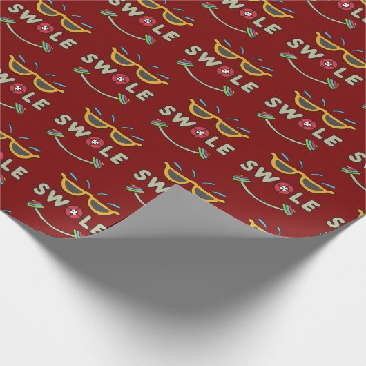 Bodybuilding Geschenkpapier (Ecke)