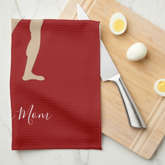 Bodybuilding Geschirrtuch (Viertel Falte)