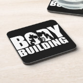 Bodybuilding Getränkeuntersetzer (Linke Seite)