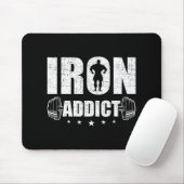Bodybuilding-Gewichtheben-Workout-Geschenk Co. Eis Mousepad (Mit Mouse)