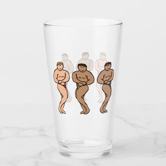 Bodybuilding Glas (Vorderseite)