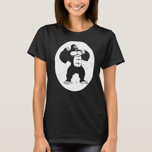 Bodybuilding Gorilla for the next workout in the g T-Shirt (Vorderseite)