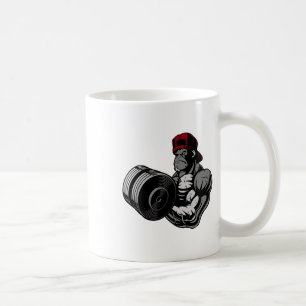 Bodybuilding-Gorilla-Gym-Krafttraining-Workout Kaffeetasse