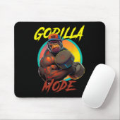 Bodybuilding Gorilla-Modus-Workout Mousepad (Mit Mouse)