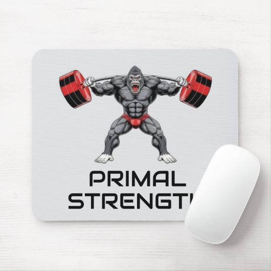Bodybuilding Gorilla  Mousepad (Mit Mouse)