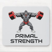 Bodybuilding Gorilla  Mousepad (Vorne)
