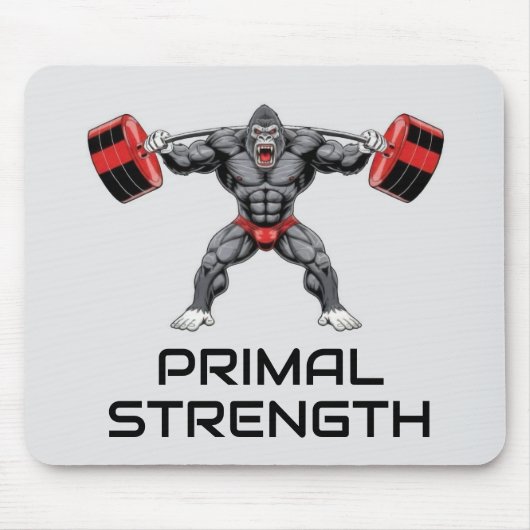 Bodybuilding Gorilla  Mousepad (Vorne)