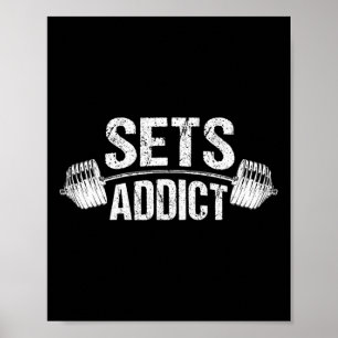 Bodybuilding Gym Fitness Workout Lover Set Poster