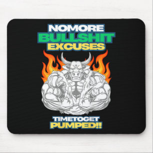 Bodybuilding Gym Lover Muskel Männer und Muskelfra Mousepad