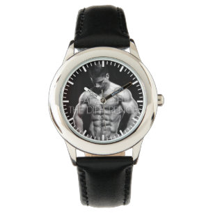 Bodybuilding Gym Motivation Armbanduhr