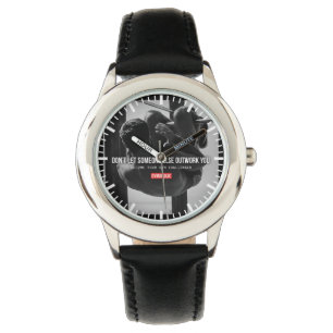 Bodybuilding Gym Motivation Armbanduhr