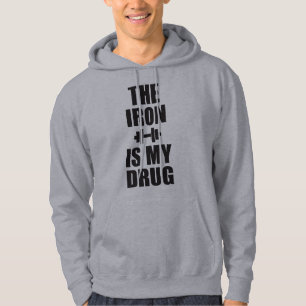 Bodybuilding Gym Motivation - der Eisen ist mein M Hoodie