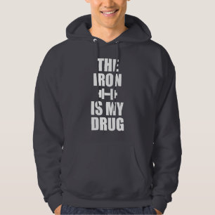 Bodybuilding Gym Motivation - der Eisen ist mein M Hoodie