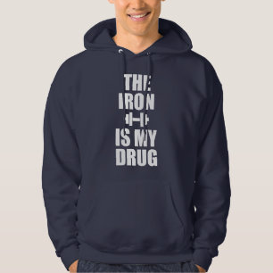 Bodybuilding Gym Motivation - der Eisen ist mein M Hoodie