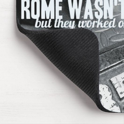 Bodybuilding Gym Motivation Mousepad (Ecke)