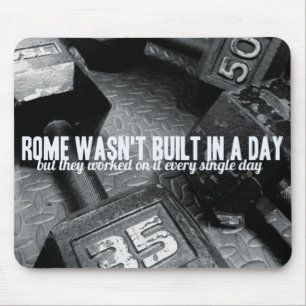 Bodybuilding Gym Motivation Mousepad