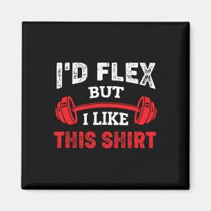Bodybuilding Gym Workout ich Flex, aber ich mag di Magnet
