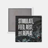 Bodybuilding Gym Workout Magnet (Vorderseite/Rückseite)