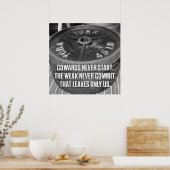 Bodybuilding Gym Workout Poster (Küche)