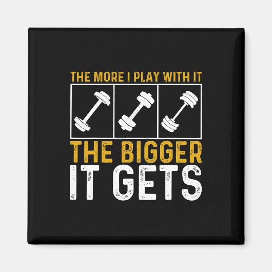 Bodybuilding Gymnastik trainieren Muskeln Magnet (Vorne)