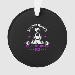 Bodybuilding-Gymnastik und Funny Training Ornament