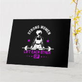 Bodybuilding Gymnastiktrainings für Frauen Karte (Gelbe Blume)