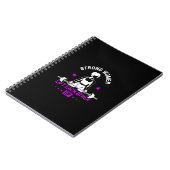 Bodybuilding Gymnastiktrainings für Frauen Notizblock (Linke Seite)