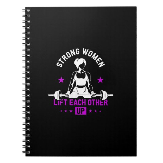 Bodybuilding Gymnastiktrainings für Frauen Notizblock (Vorderseite)