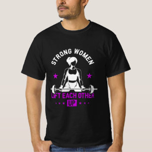 Bodybuilding Gymnastiktrainings für Frauen T-Shirt