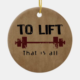 Bodybuilding heben keramikornament