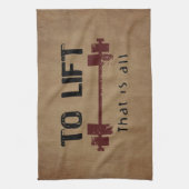 Bodybuilding heben küchentuch (Vertikal)