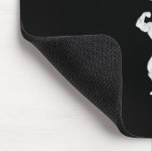 Bodybuilding Hühnerbroccoli Mousepad (Ecke)
