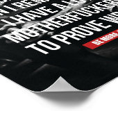 Bodybuilding Inspiration Workout Zitat Poster (Ecke)