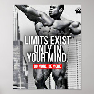 Bodybuilding Inspirierend Poster