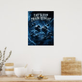 Bodybuilding Iron Thunder Poster (Küche)