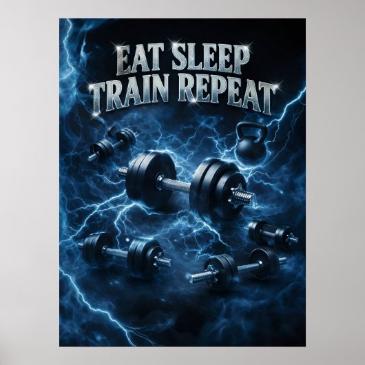 Bodybuilding Iron Thunder Poster (Vorne)