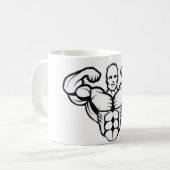 Bodybuilding Kaffeetasse (Vorderseite Links)
